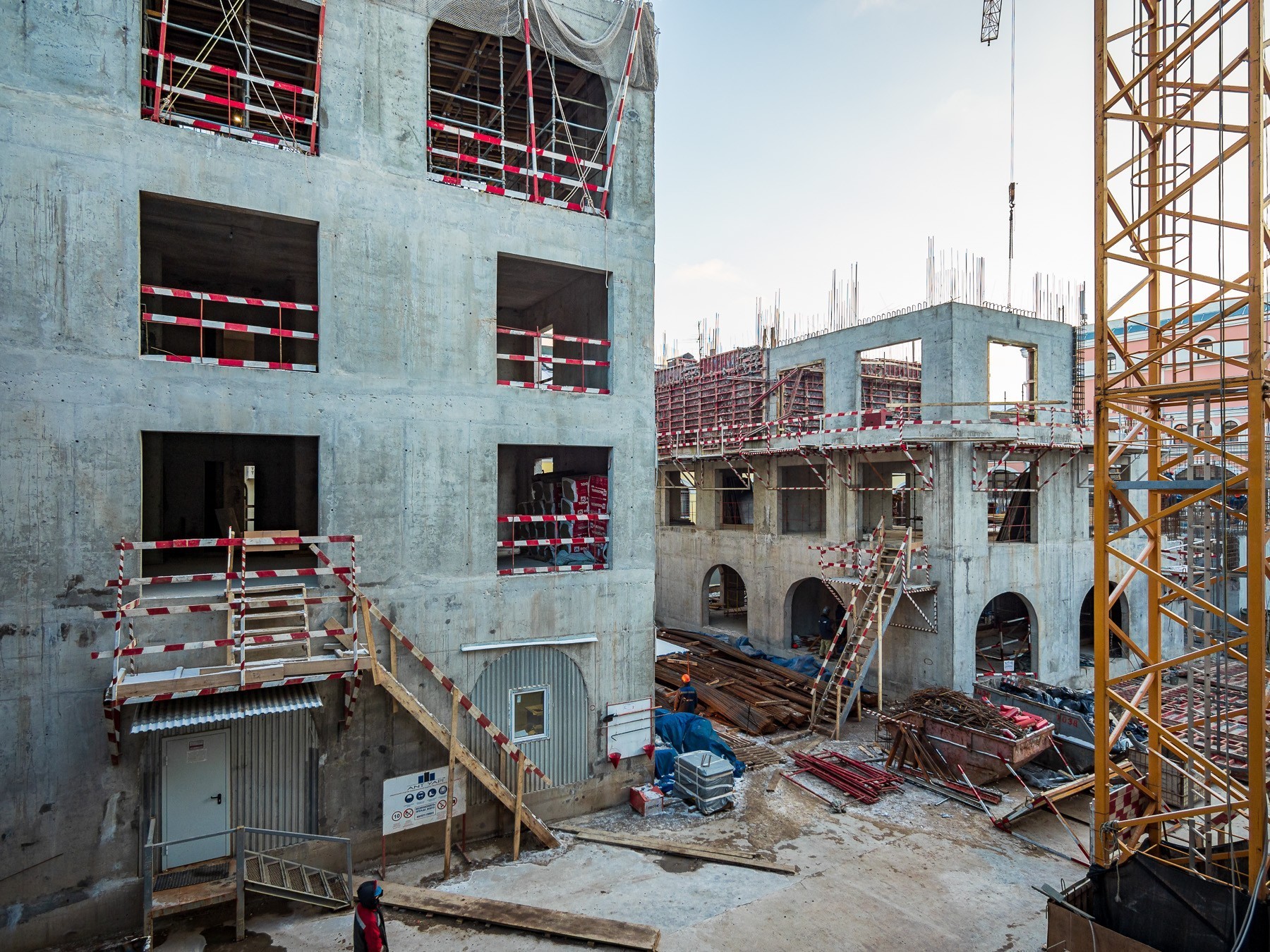 Ход строительства комплекса «Ильинка 3/8» в декабре