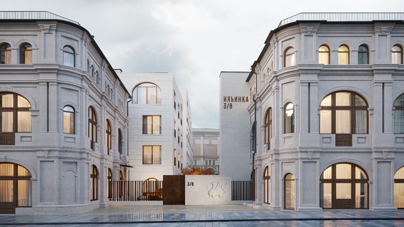 «ИНТЕКО» получила разрешение на строительство комплекса апартаментов de luxe «Ильинка, 3/8» рядом с Кремлем