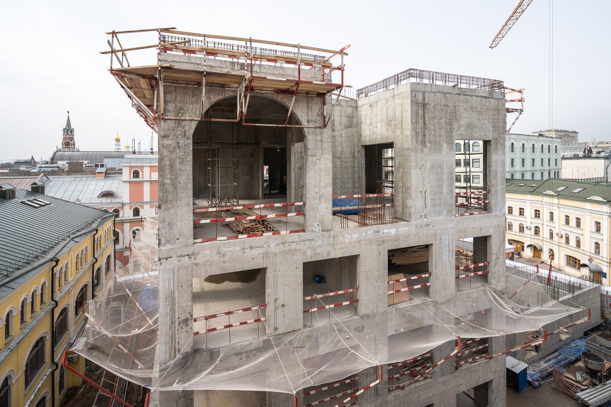 Ход строительства комплекса «Ильинка 3/8» в марте